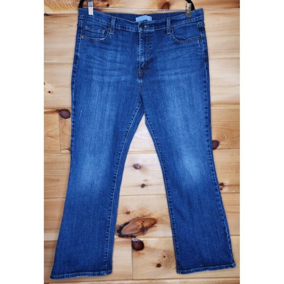 Levi Strauss And Co 515 Womens Boot Cut Blue Denim Jeans Size 16 - Picture 8 of 16